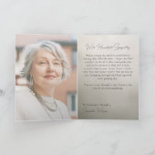 Peaceful Blossoms Sympathy Card Karte (Innenseite)