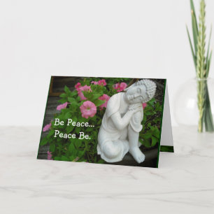Peaceful Buddha Greeting Card Karte