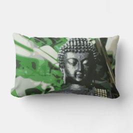 Peaceful Buddha Meditation Lumbar Pillow – Zen Lendenkissen