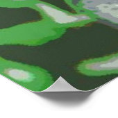 Peaceful Buddha Meditation Poster – Close-Up Zen (Ecke)