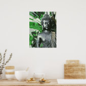 Peaceful Buddha Meditation Poster – Zen Wall Art (Küche)