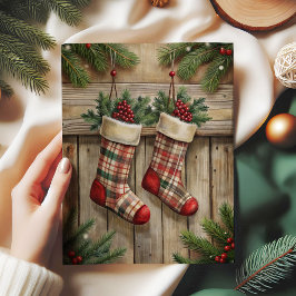 Peaceful Christmas bells decoupage paper red green Seidenpapier