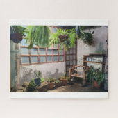 Peaceful Courtyard Garden in Guatemala – Relaxing Puzzle (Horizontal)