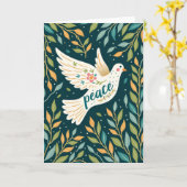 Peaceful Dove Art Card Karte (Gelbe Blume)