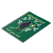 Peaceful Doves And Glowing Soul Notizblock (Linke Seite)