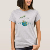 Peaceful Earth Design | Women’s Basic T-Shirt (Vorderseite)