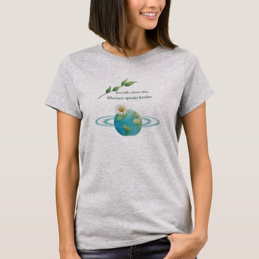 Peaceful Earth Design | Women’s Basic T-Shirt (Vorderseite)