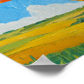 Peaceful Faith Poster (Ecke)