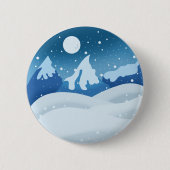 Peaceful Frosted Landscape  Button (Vorderseite)