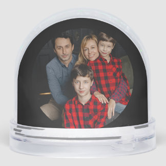 Peaceful Frosted Landscape Custom Schneekugeln