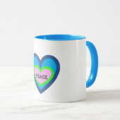 PEACEFUL HEART Mug Tasse (VorderseiteRechts)