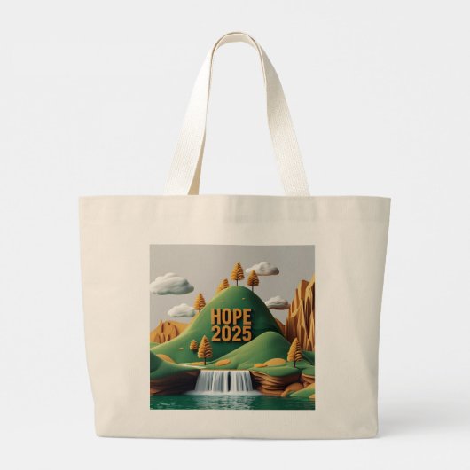 Peaceful Hill Covenant Jumbo Stoffbeutel (Rückseite)