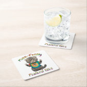 Peaceful Hippie Boho Kitten Vibes  Rechteckiger Pappuntersetzer (Vor Ort)