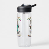 Peaceful Hippie Boho Kitten Vibes  Trinkflasche (Links)