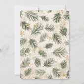 Peaceful Holiday Scenery & Festive Charm Dankeskarte (Rückseite)