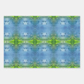 Peaceful, Iridescent, Nature Mosaic Geschenkpapier Set (Vorderseite)