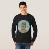 Peaceful Moai at Sunset T-Shirt (Vorne ganz)