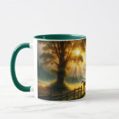 Peaceful Morning Custom Horse Mug Tasse (Links)