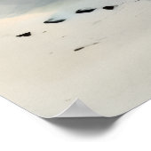 Peaceful Mountain Castle Poster (Ecke)