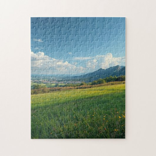 Peaceful Mountain Flowers Puzzle (Vertikal)