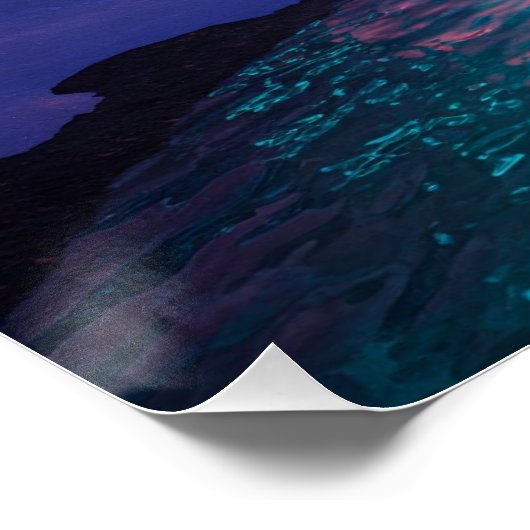 Peaceful Night Poster (Ecke)