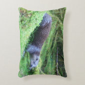Peaceful Otter Riverside Nature Wildlife Calm   Dekokissen (Vorderseite(Vertikal))
