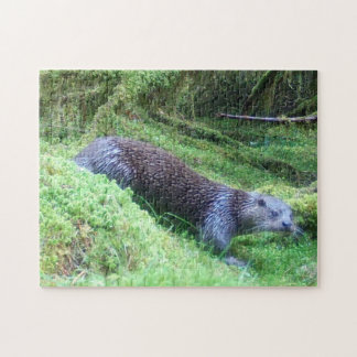Peaceful Otter Riverside Nature Wildlife Calm Puzzle