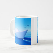 Peaceful Paper Boat Kaffeetasse (Vorderseite Links)
