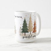Peaceful Pines 2  Kaffeetasse (VorderseiteRechts)