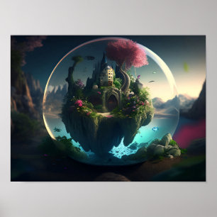 Peaceful place, wonderland Poater / Wall Arts Poster