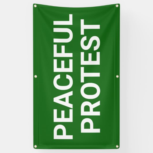 Peaceful Protest Banner (Vertikal)