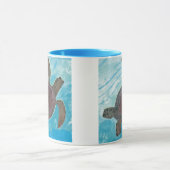 Peaceful Sea Turtle Mug Tasse (Zentrum)
