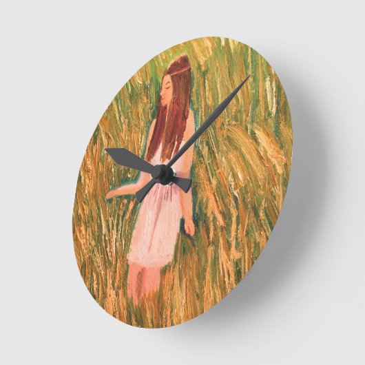 Peaceful thinking clock runde wanduhr (Winkel)