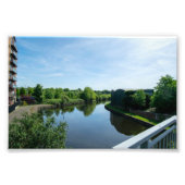 Peaceful Waterside at Wakefield Waterfront Fotodruck (Vorne)