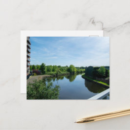 Peaceful Waterside at Wakefield Waterfront Postkarte