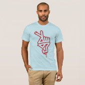 PeaceHand T-Shirt (Männer) (Vorne ganz)