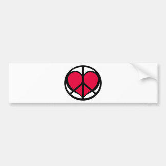 PeaceLove Autoaufkleber