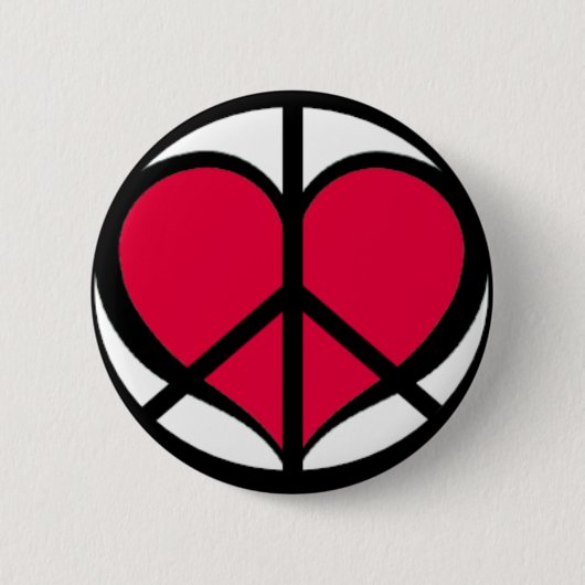 PeaceLove Button (Vorderseite)