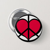 PeaceLove Button (Vorne & Hinten)