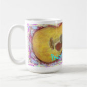 PeaceLove Gitarren-Kunst Kaffeetasse (Links)