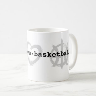 PeaceLoveBasketball Tasse
