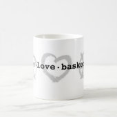PeaceLoveBasketball Tasse (Mittel)