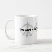PeaceLoveBasketball Tasse (Links)