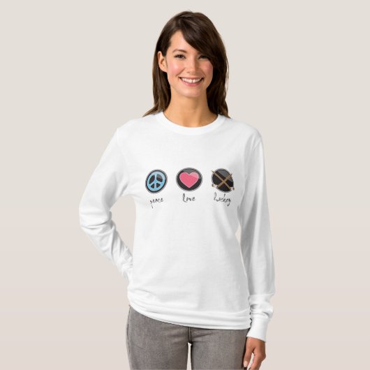 Peacelovehockey T-Shirt (Vorne ganz)