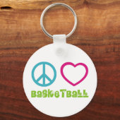 PEACELOVEsymbole-Basketball. Schlüsselanhänger (Vorderseite)