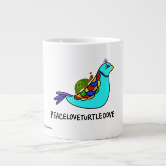 PeaceLoveTurtleDove Tasse