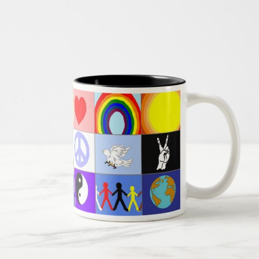 peaceloveunity Tasse (Rechts)