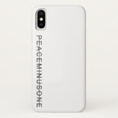 PeaceMinusOne Iphone Fall Case-Mate iPhone Hülle (Rückseite)