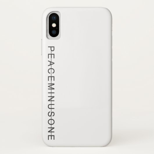 PeaceMinusOne Iphone Fall Case-Mate iPhone Hülle (Rückseite)