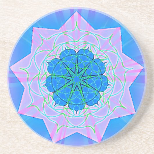 PeaceStar2 Getränkeuntersetzer (Vorne)
